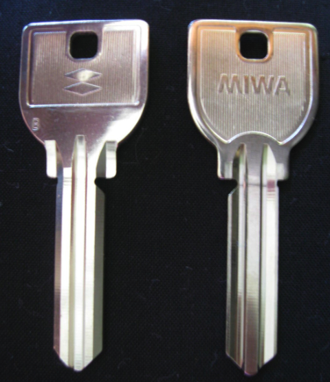 Miwa U9 Day Gate Key Blank